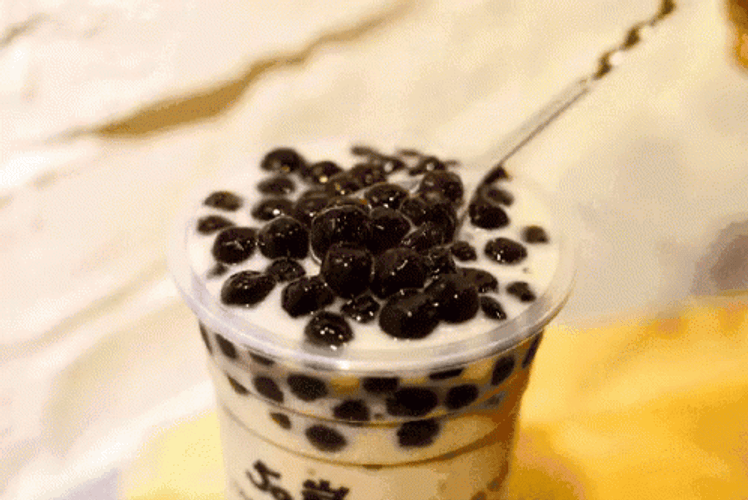 Sunny Syrup Boba Tea GIF