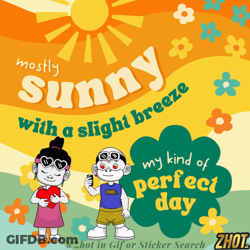Sunny With A Slight Breeze Poster GIF