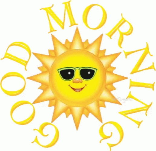 Sunrise Cool Shades GIF