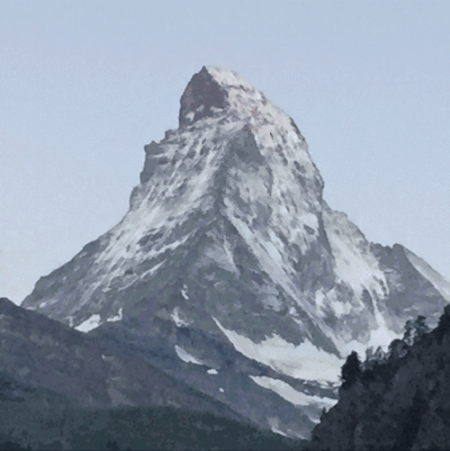 Sunrise Over The Mountain GIF
