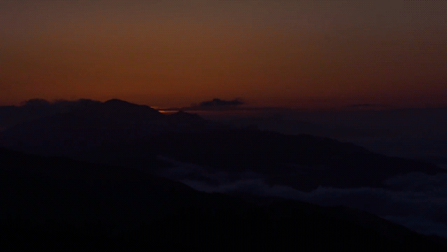 Sunrise Sea Of Clouds GIF