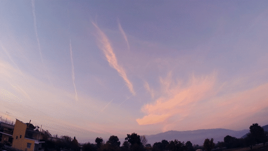 Sunrise Sky Traffic GIF