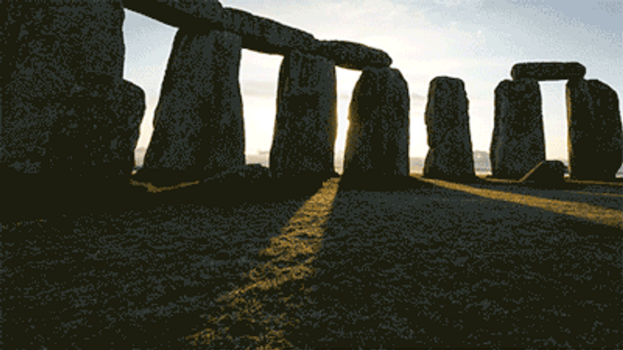 Sunrise Stonehenge Salisbury Plain GIF