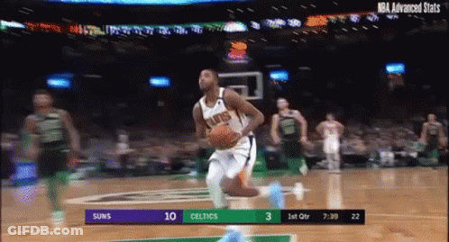 Suns Vs Celtics Basketball Game GIF