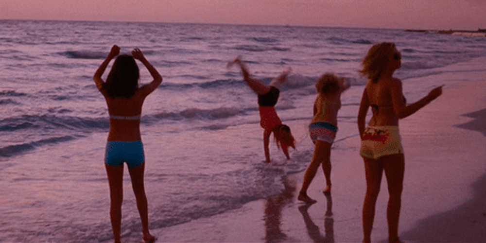 Sunset Beach Day Summer GIF