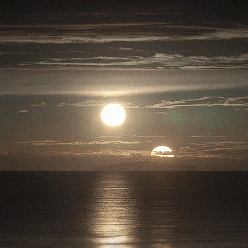 Sunset Beach Time Lapse GIF