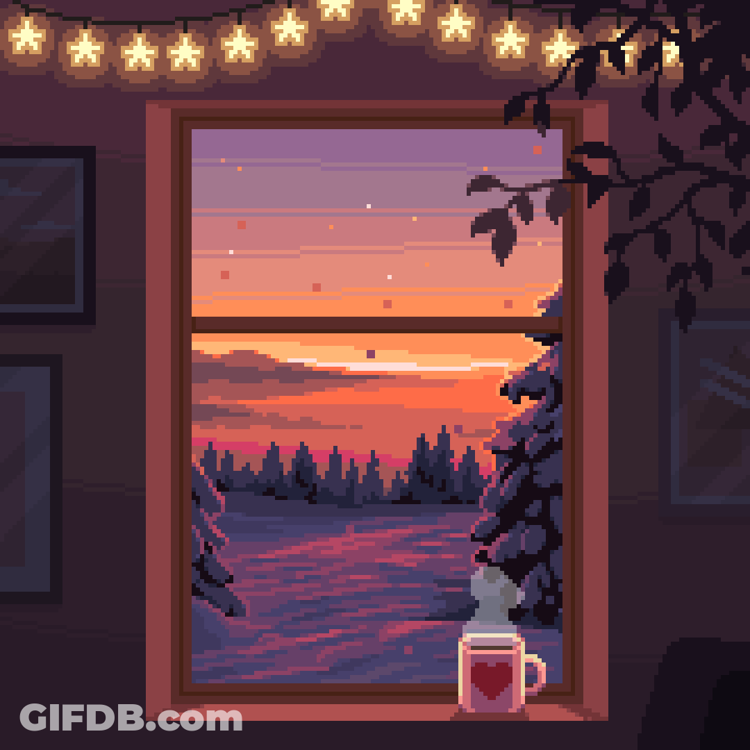 Sunset Coffee GIF