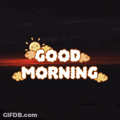 Sunset Good Morning GIF