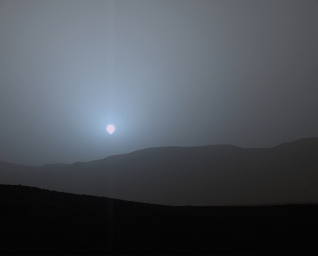 Sunset Mountain Fogs GIF