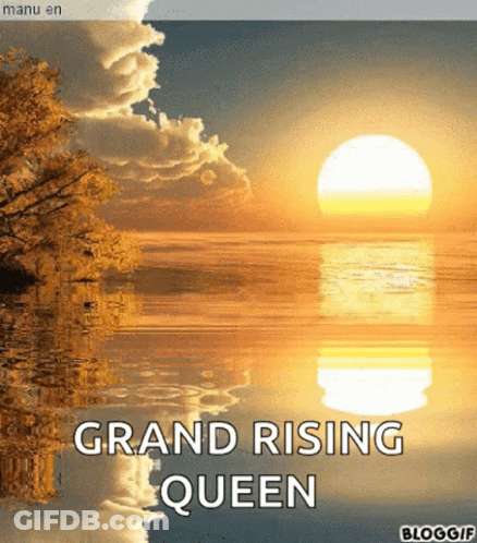 Sunset Over Lake In Mountains Grand Rising GIF