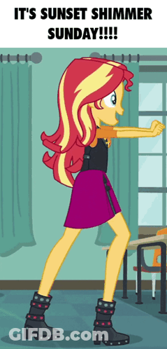 Sunset Shimmer Dancing GIF