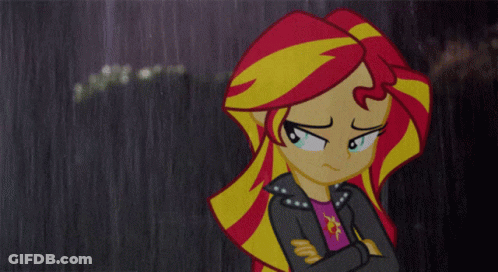 Sunset Shimmer From My Little Pony Equestria Girls GIF