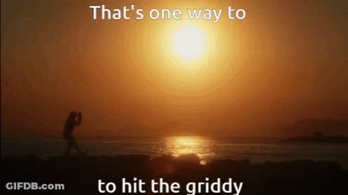 Sunset That's One Way To Hit The Griddy GIF