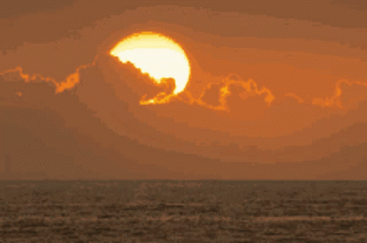 Sunset Time Lapse Clouds GIF