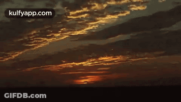 Sunset With Clouds GIF