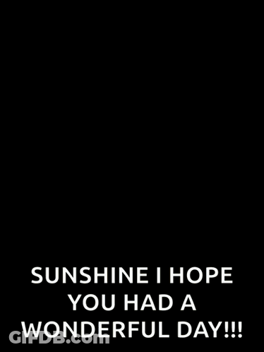 Sunset With Good Evening Sunshine I Hope You Had A Wonderful Day GIF