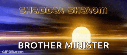 Sunset With Shabbat Shalom Brother Minister GIF