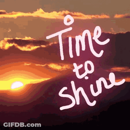 Sunset With Time To Shine GIF