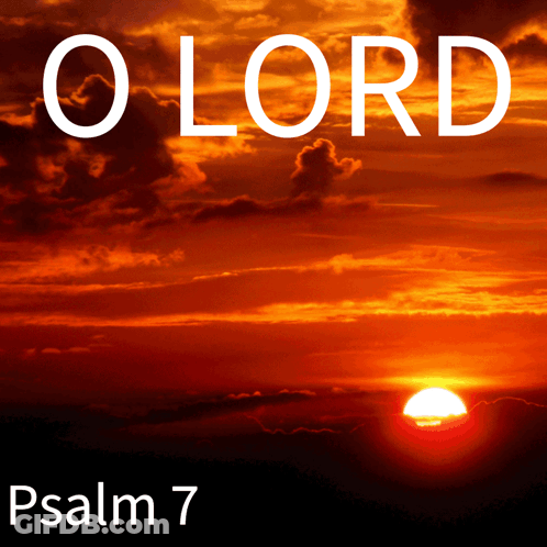 Sunset With Word Lord GIF