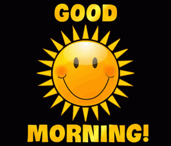 Sunshine Good Morning Emoji GIF