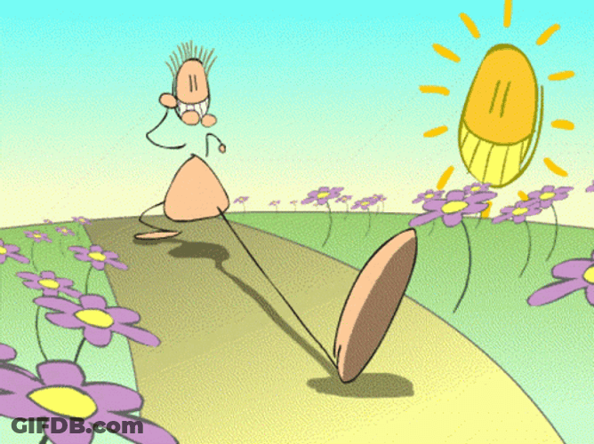 Sunshine Walk It's A Pretty Day GIF