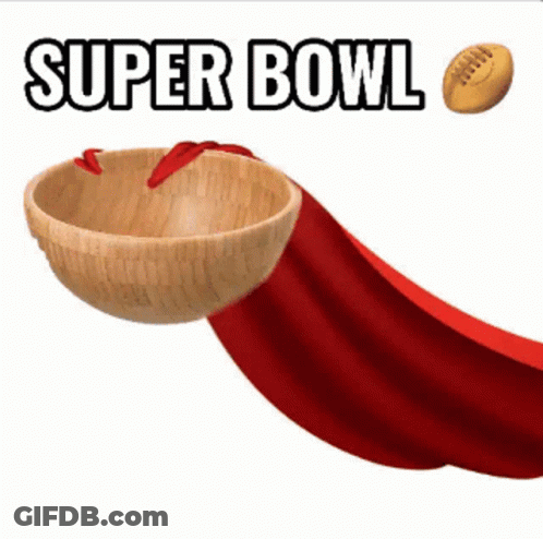 Super Bowl Advertisement With Wooden Bowl GIF