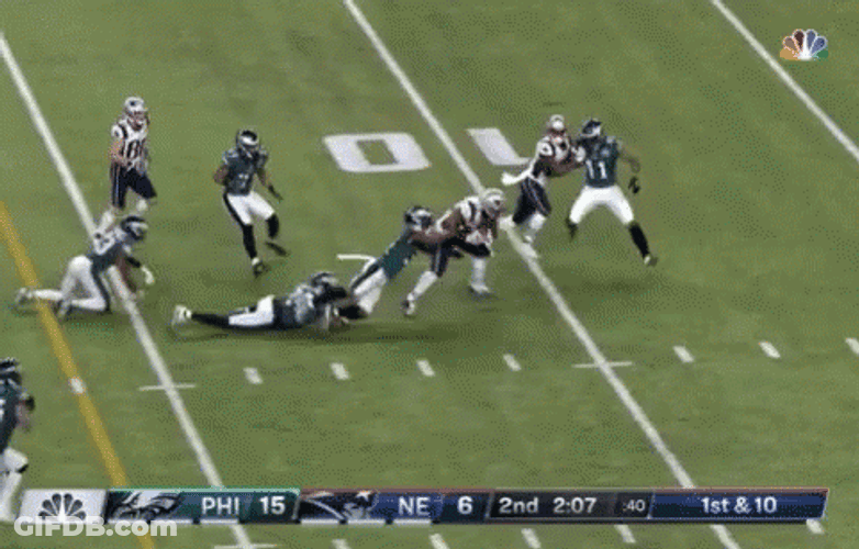 Super Bowl Crunch Time Touch Down GIF