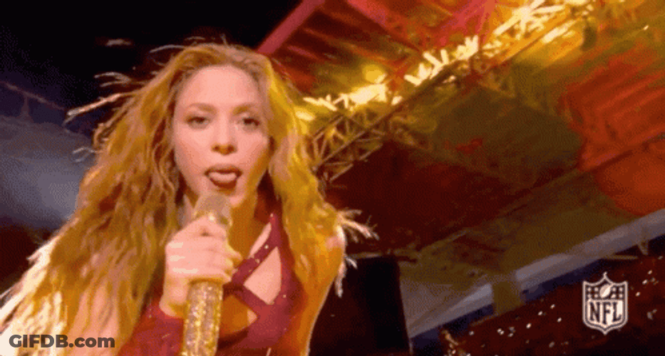 Super Bowl Half Time Performance Shakira GIF