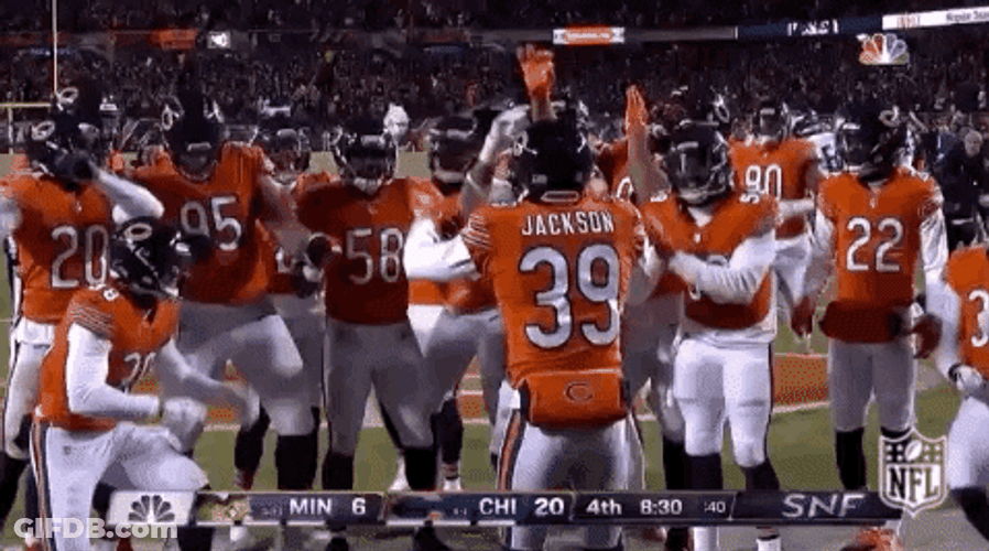 Super Bowl Shuffle Chicago Bears Team GIF