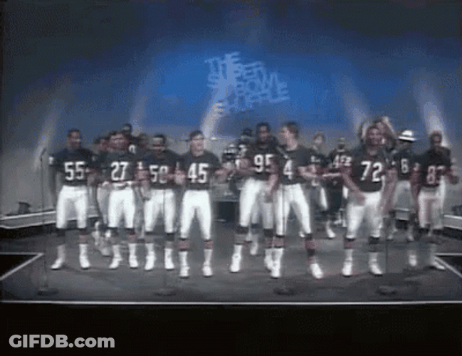 Super Bowl Shuffle Dance Performance GIF