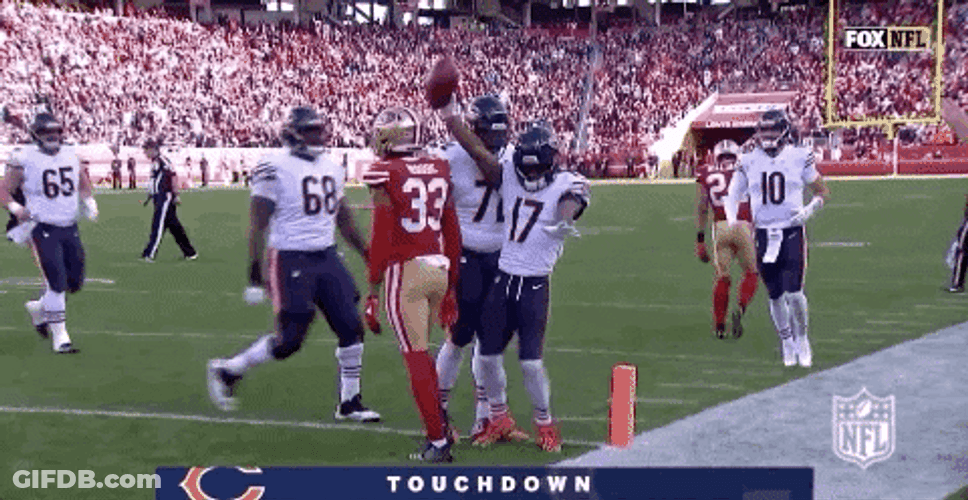 Super Bowl Shuffle Hilarious Touchdown Celebration GIF