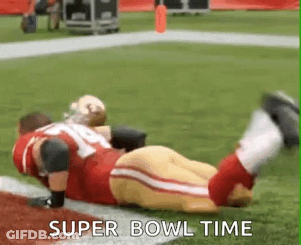 Super Bowl Time Brock Purdy Push Up GIF