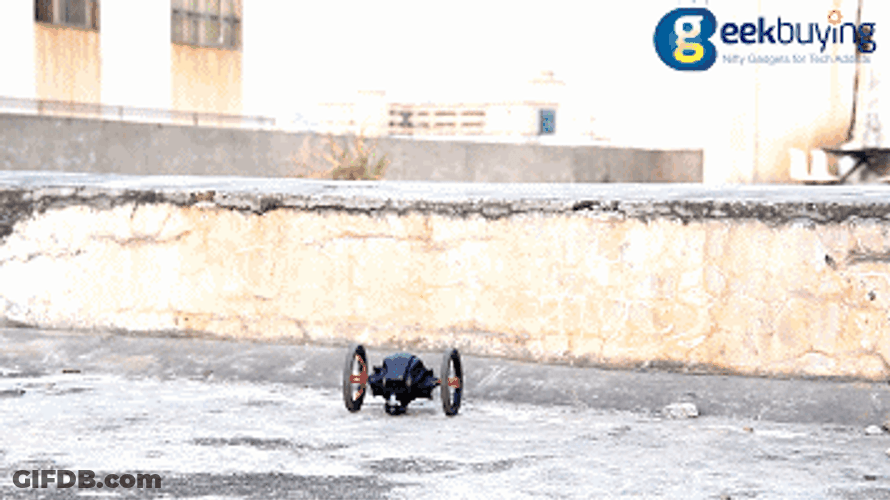 Super Car Cool Bouncing Drone GIF