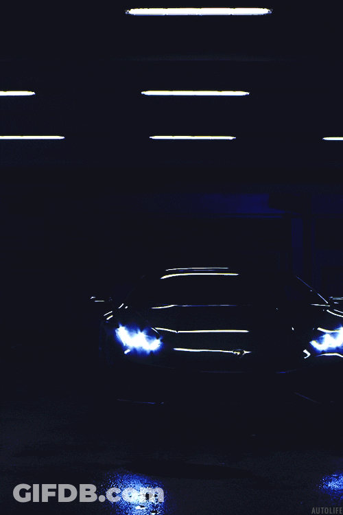 Super Car Fashion Lamborghini Dark GIF