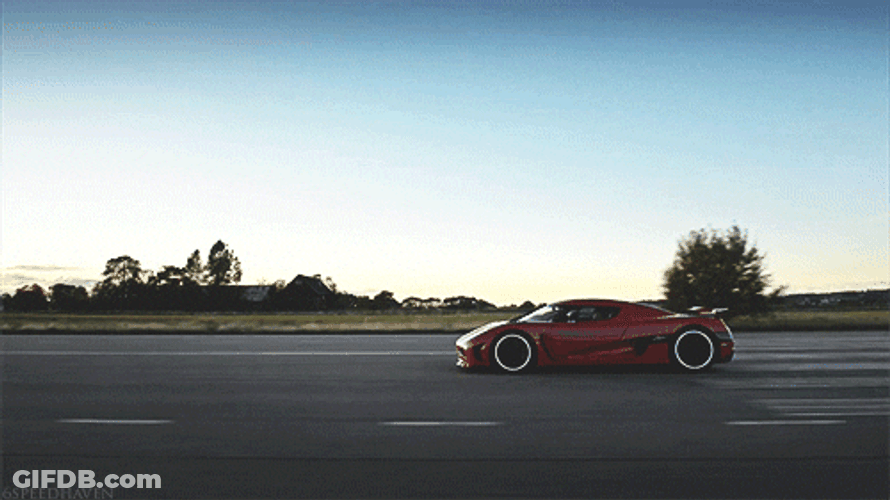 Super Car Koenigsegg Video Game GIF