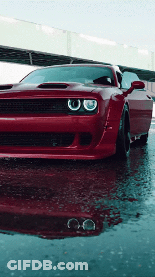 Super Car Red Romana GIF