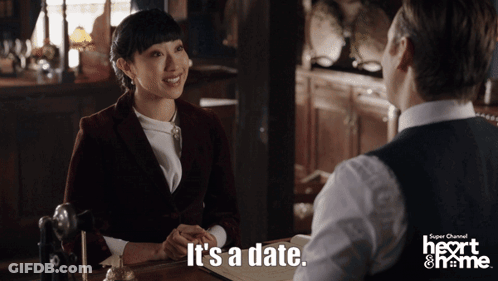 Super Channel Ad Man And Woman Talking GIF