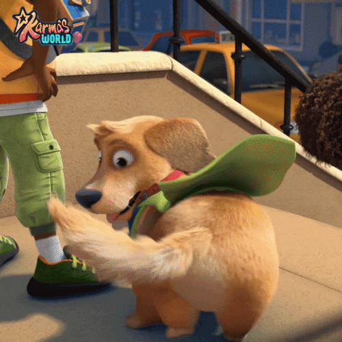 Super Chase Dog Chasing Tail GIF
