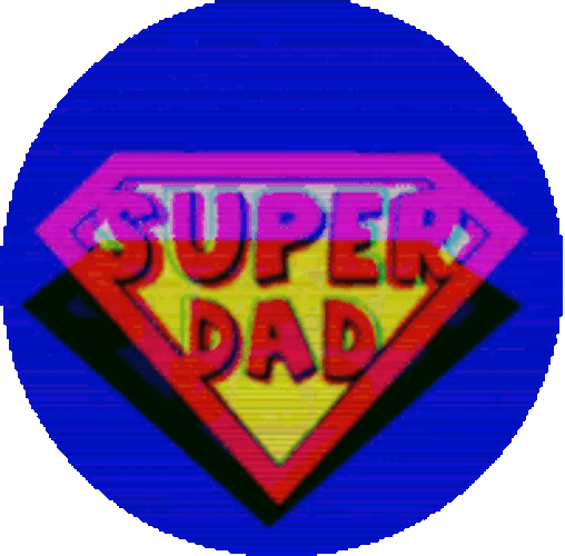 Super Dad Fathers Day Sticker GIF