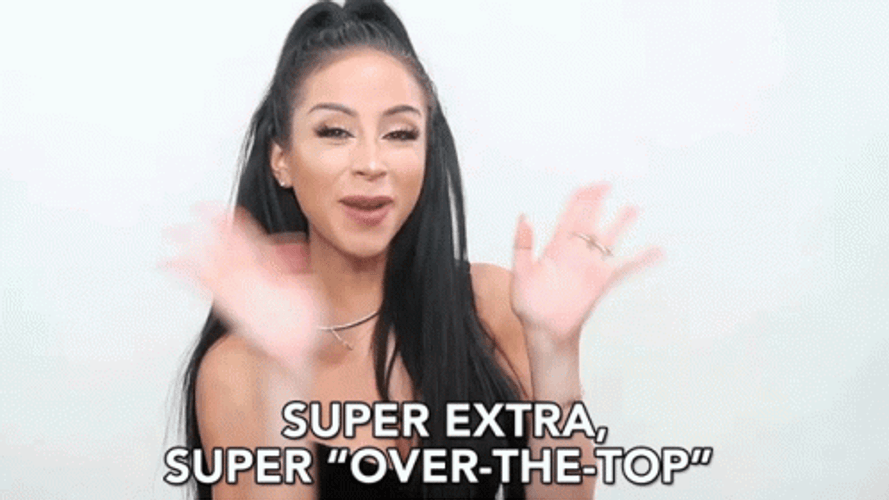 Super Extra Super Over The Top GIF