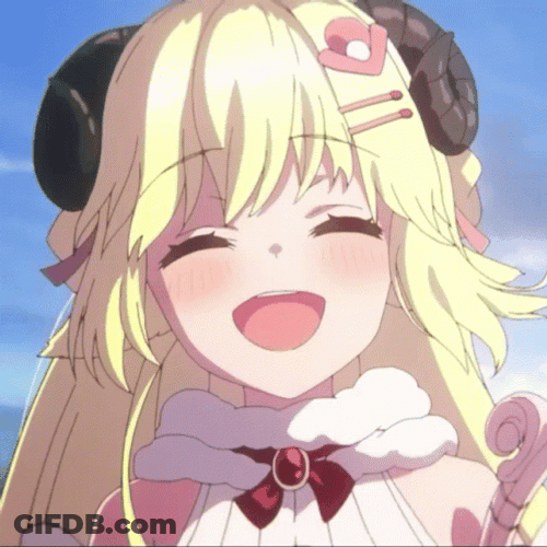 Super Happy Hololive Tsunomaki Watame GIF