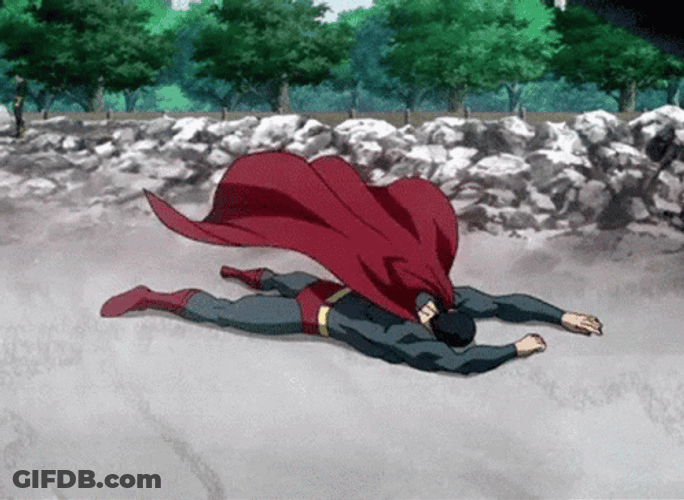 Super Hero Exhausted GIF