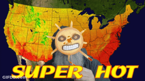 Super Hot Poster With US Map GIF
