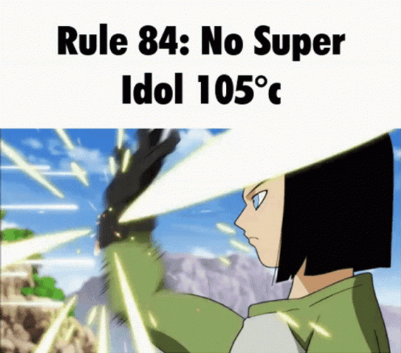 Super Idol Android 17 Hand Turning GIF