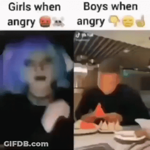 Super Idol Girl And Boys When Angry GIF