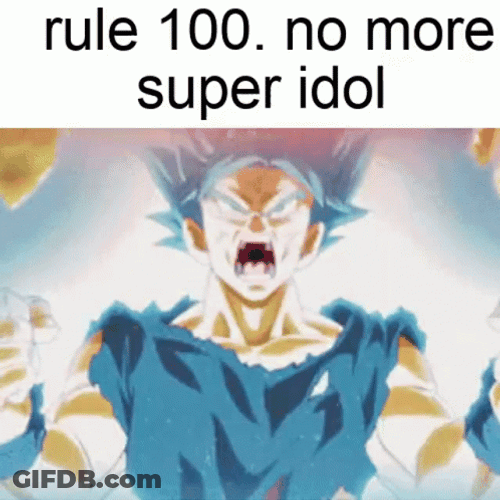 Super Idol Goku Super Saiyan GIF