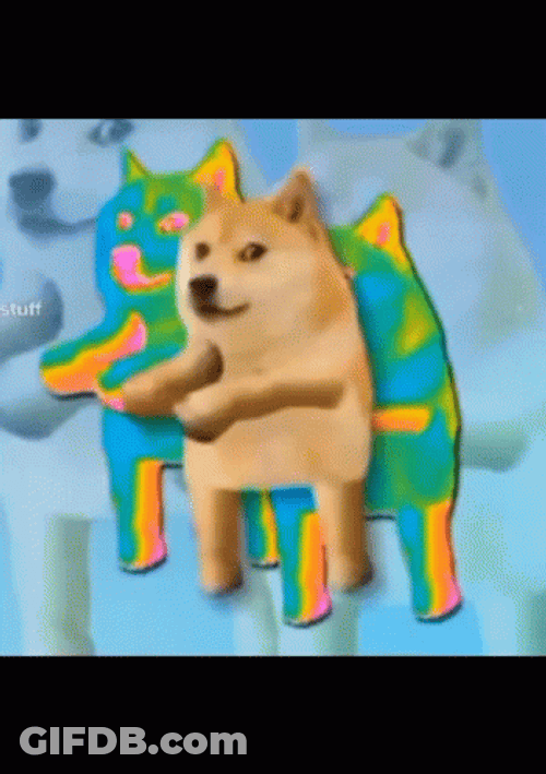 Super Idol Shiba Cute Dance GIF