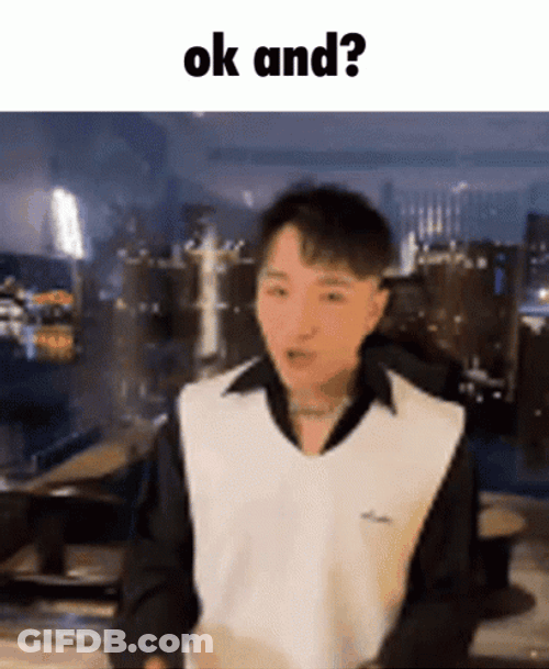 Super Idol Singing While Moving His Hands GIF