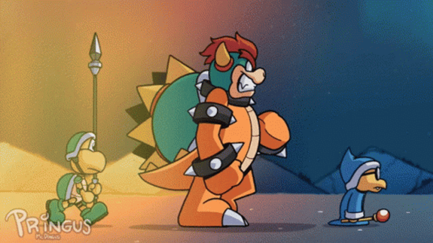 Super Mario Animation Phonk Walk GIF