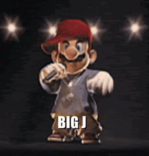 Super Mario As Big J GIF